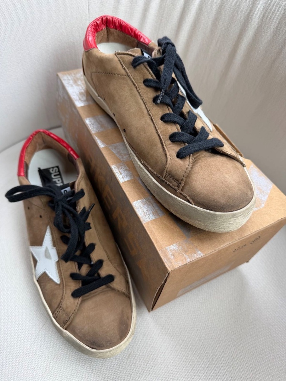 Golden Goose Superstar Sneakers | Olive Nabuk | EU 40 with box - Picture 12 of 12